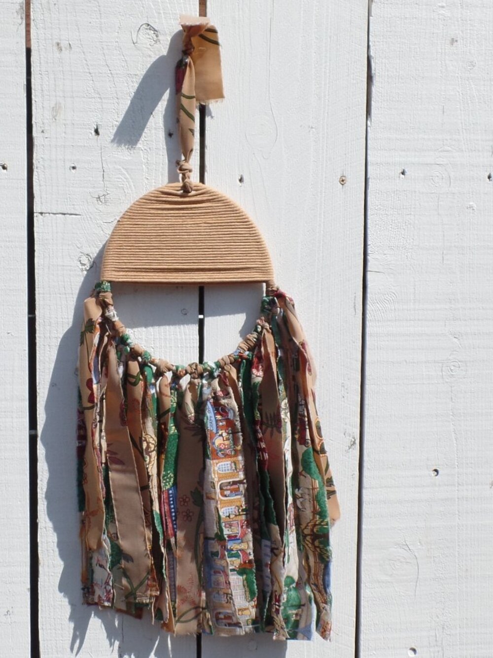 Hand Crafted Wall Swag Distressed  COTTAGE
